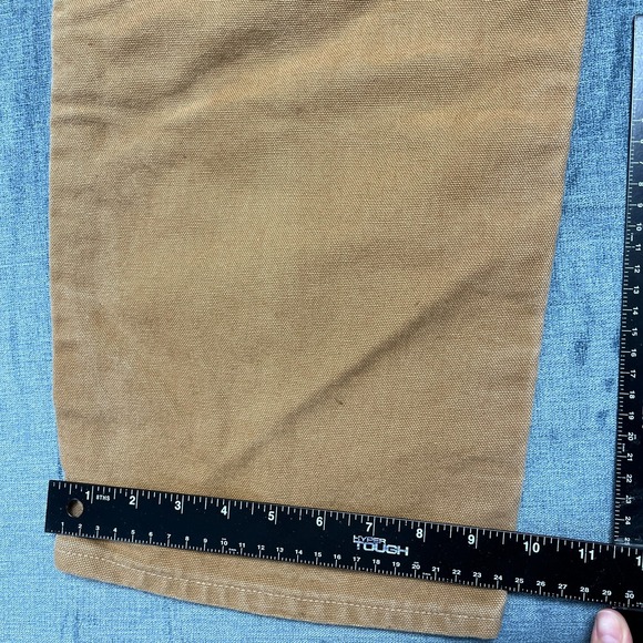 VTG USA Made Double Knee Carhartt Pants Mens 38x30 Brown Straight Leg - Picture 6 of 16